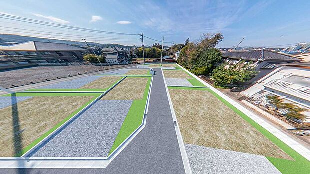 区画完成予想写真