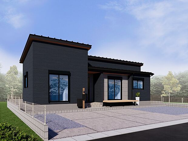 【外観イメージ】ブラックを基調にしたシックでかっこいい外観です!