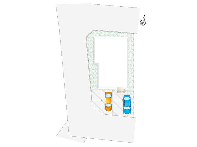 2号棟:配置図