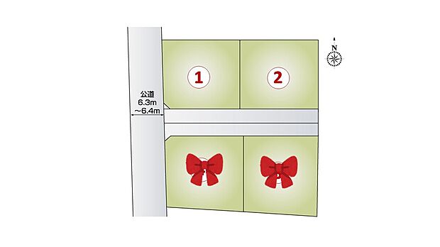 【【全体区画図】】全4区画