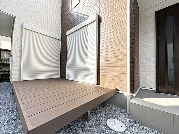 【さいたま市緑区三室】ウッドデッキ! おうち時間が楽しくなるウッドデッキのある住まい!室内と外をつなぎ開放感ある心地よい暮らし。