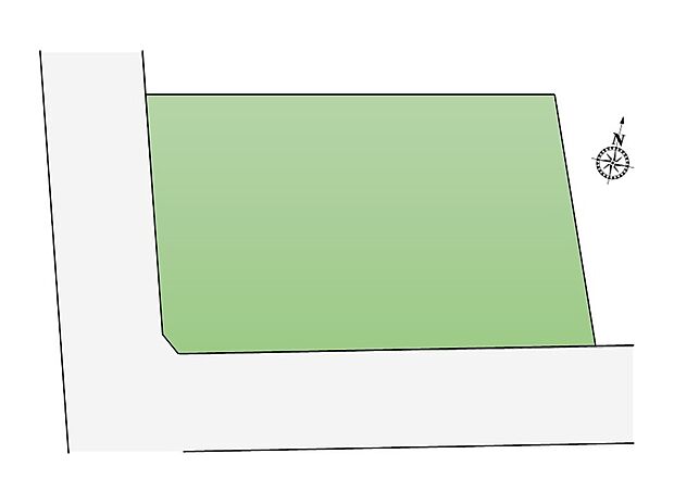 【【全体区画図】】南西角地の明るい立地!並列3台駐車可能!閑静な住宅街で周辺道路の交通量が少ないため、ご自分のペースで駐車可能です!