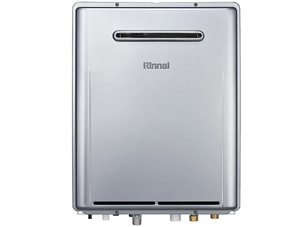 【エコジョーズ(リンナイ)】少ないガス量で効率よくお湯を沸かす省エネ性の高い給湯機です。従来型の給湯機と比べてガス使用量が12%カットできます。