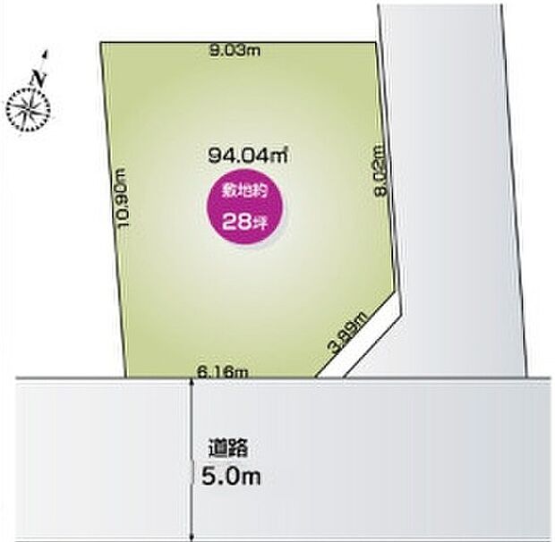【【全体区画図】】買い物施設が徒歩圏内に揃う暮らしに便利な住環境です!嬉しい都市ガス・本下水エリア♪