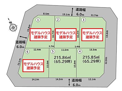 【本庄市下野堂　区画図】