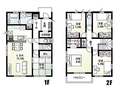 土地面積203.03m2には路地状敷地部分46.5m2が含まれています。 