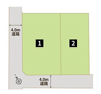 【深谷市上野台　全体区画図】