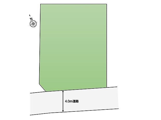 【【全体区画図】】土地の広さは56坪超!駐車スペース並列3台とお庭も確保できるゆとりがあります。南道路で日当たりも良く、ライフスタイルに合わせたお庭での楽しみが広がります!