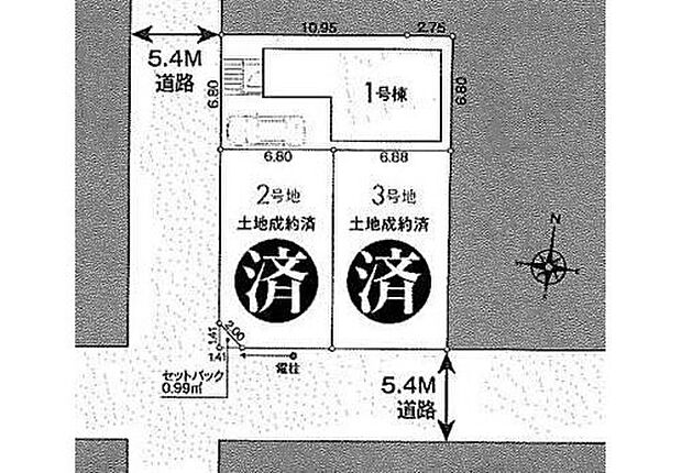 【全体区画図】住環境良好な人気の低層住居専用地域に立地しております。守られた環境は、お子様との暮らしにもおすすめです。