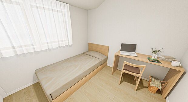 【4.5畳の洋室】※家具やインテリア小物等は、販売価格に含まれておりません。完成イメージであり、実際に完成する仕様とは異なる場合があります。