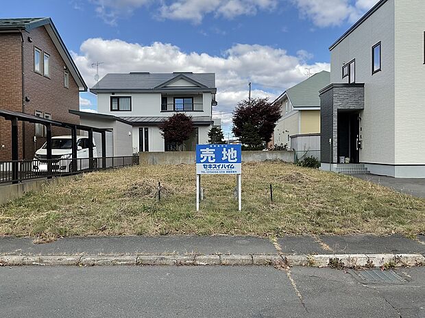 【正面】165.00m2(49.91坪)の整形地(2025年10月撮影)