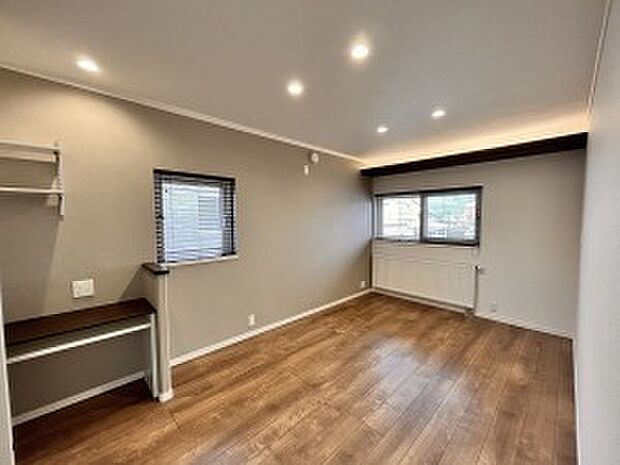 主寝室にはカウンターを採用。趣味のスペースに活用出来ます（2023年11月撮影）