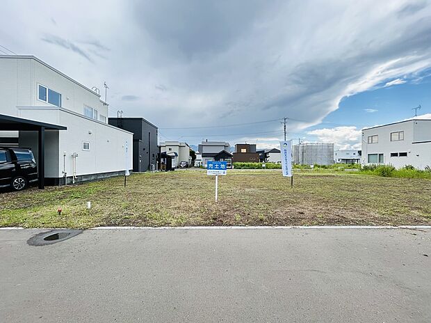 【区画8】正面：167.28m2（50.60坪）の整形地（2026年3月撮影）
