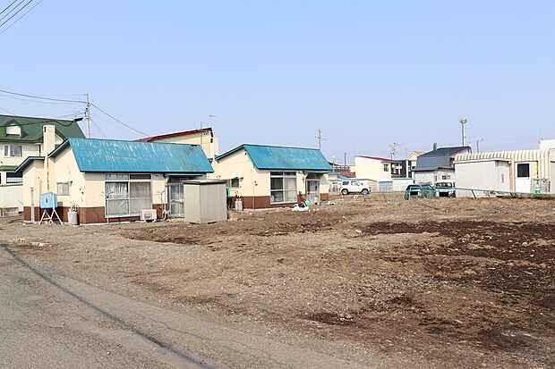 【【区画2】右から撮影】経済的な都市ガスを採用いただけるエリア(2026年3月撮影)