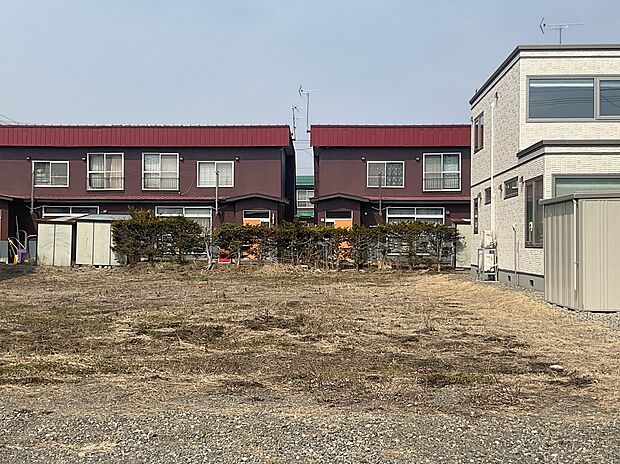 【【区画3】正面】191.53m2(57.93坪)!南向きの整形地(2026年3月撮影)