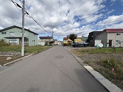 前面道路(北方面)