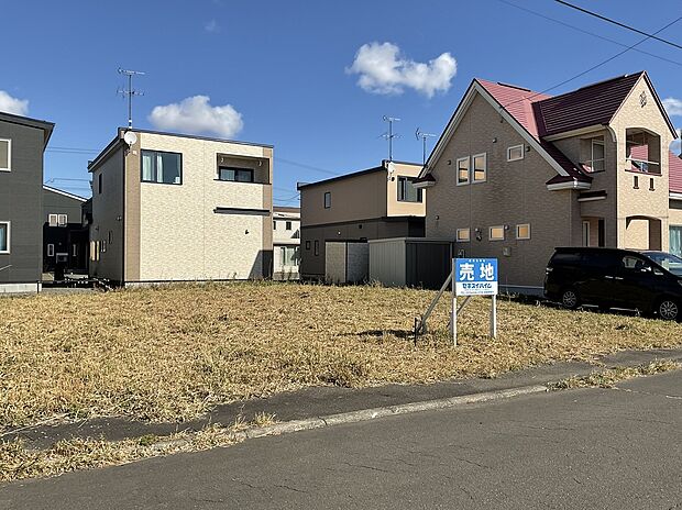 【現地写真】平坦で建築のしやすい宅地（2025年10月撮影）