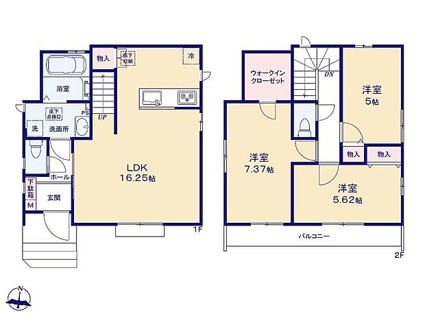(Ａ号棟)、価格5490万円、3LDK、土地面積100.4m2、建物面積82.59m2