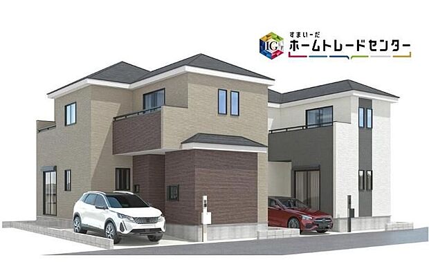 ☆完成イメージ☆東武東上線「上福岡」駅徒歩11分♪周辺に買い物施設が充実したエリアに洗練されたデザインの新築戸建て誕生です♪