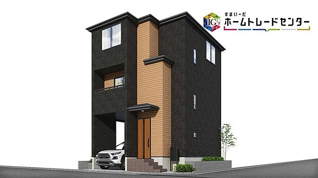 ☆完成イメージ☆買い物に便利なスーパー歩２分等♪子育ても安心できるエリア♪保育園歩３分　小学校歩11分　馬場四丁目児童遊園歩５分♪