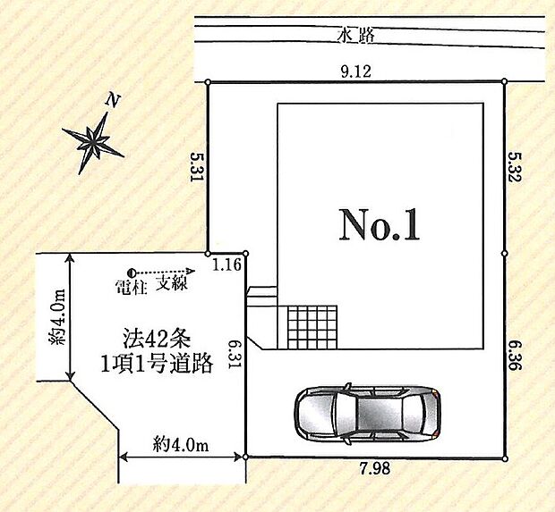 ☆全体区画図☆
カースペースございます。
カースペースを南側に配置し、採光を確保いたいました♪
落ち着いた住環境で心安らぐ低層住宅地。周辺に高い建物が無く、空が広く大きく感じられます。