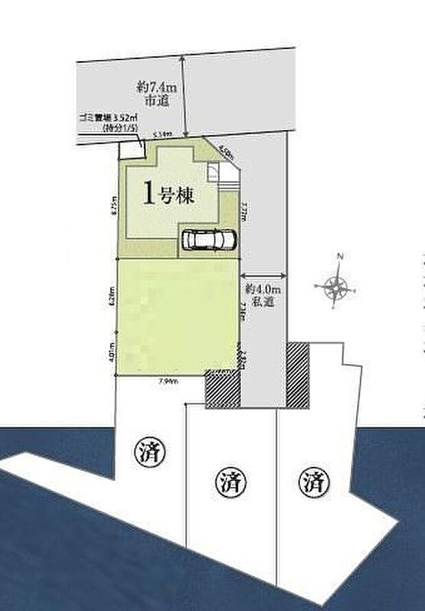 ☆全体区画図☆カースペースございます。