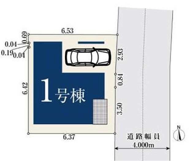 【☆全体区画図☆】ビルトイン車庫ございます。