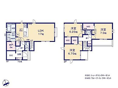 多彩な収納を備え、暮らしやすいよう生活動線が考えられた快適プランの邸宅です。 