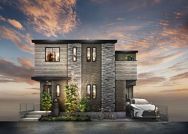 【外観完成予想図】【レーベンプラッツ草加氷川町】