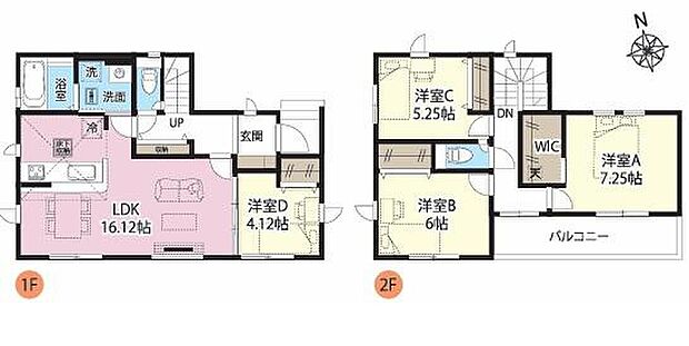 (1号棟)、価格4199万円、4LDK、土地面積113.08m2、建物面積96.87m2