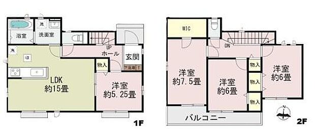 (B号棟)、価格3690万円、4LDK、土地面積154.91m2、建物面積98.58m2