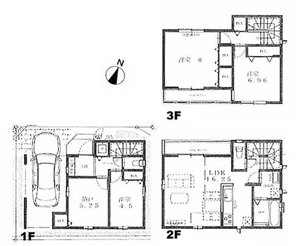(H号棟)、価格5590万円、3LDK+S、土地面積64m2、建物面積98.54m2