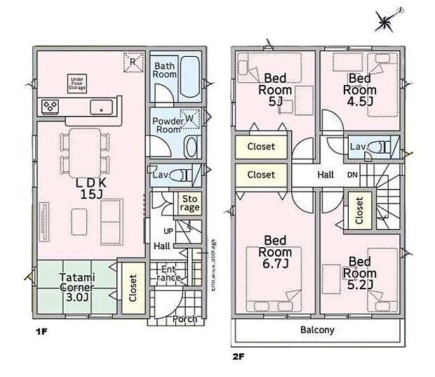 (3号棟)、価格3290万円、4LDK、土地面積142.37m2、建物面積90.72m2