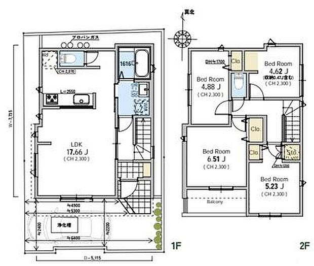 (1号棟)、価格2999万円、4LDK、土地面積80.82m2、建物面積87.25m2