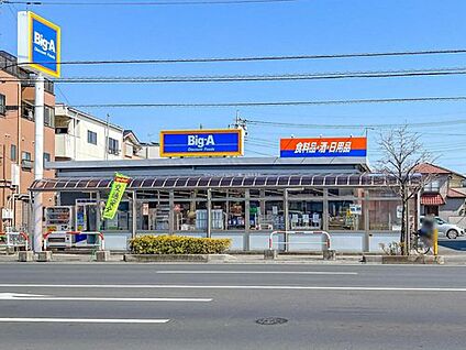 ビッグ・エー 川口安行店 1300m(徒歩17分/自転車で6分)