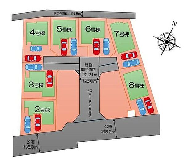 【全体区画図】全9区画の大型分譲地が誕生！
ご家族のライフスタイルに合わせた、お気に入りの住まいがきっと手に入ります♪