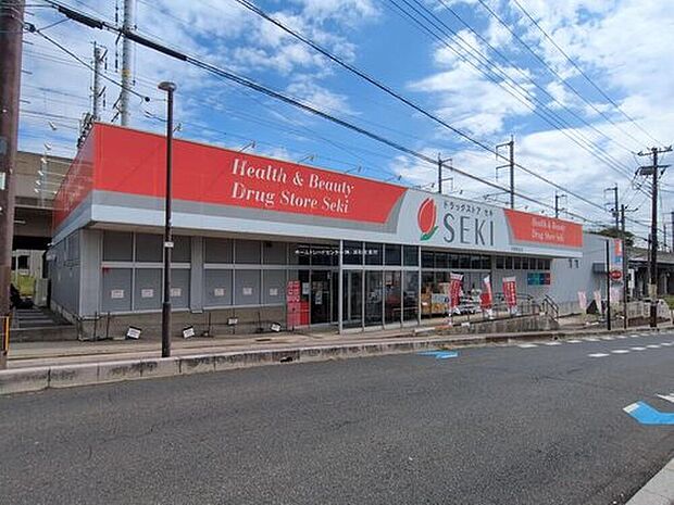 ドラッグストアセキ与野鈴谷店(約550m)