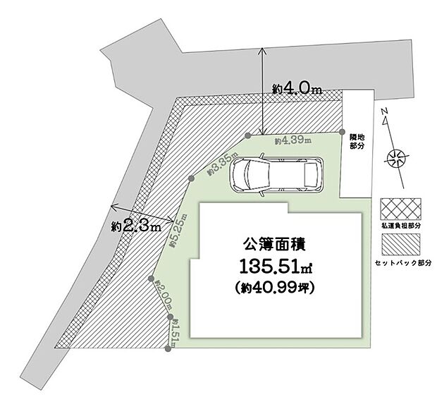 【土地図】北西角地×落ち着いた住環境で理想の住まいを実現できます♪
■人気の2階建て建築が可能◎■JRおおさか東線「城北公園通」駅 徒歩約5分