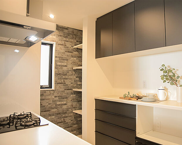 【ondo建物プラン例/キッチン】
対面キッチンでLDKのお子様の様子が見渡せ安心してお料理ができます◎