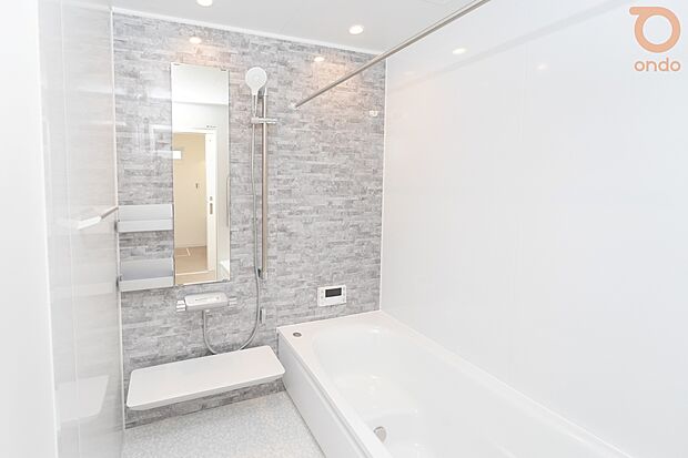 【ondo建物プラン例/浴室】ホテルライクな上質空間を演出した浴室。ゆとりある浴槽で、心身ともにリラックスできるひとときをお過ごしいただけます。