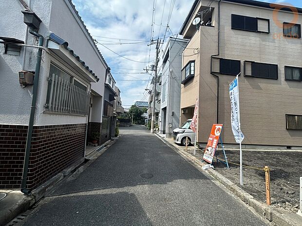 【【前面道路含む現地写真】】全面道路幅員:約3.6m