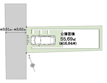 【土地図】「JR野江」駅 徒歩5分！4WAYアクセス可◎
■大阪・新大阪・天王寺へダイレクト×落ち着いた住宅街 