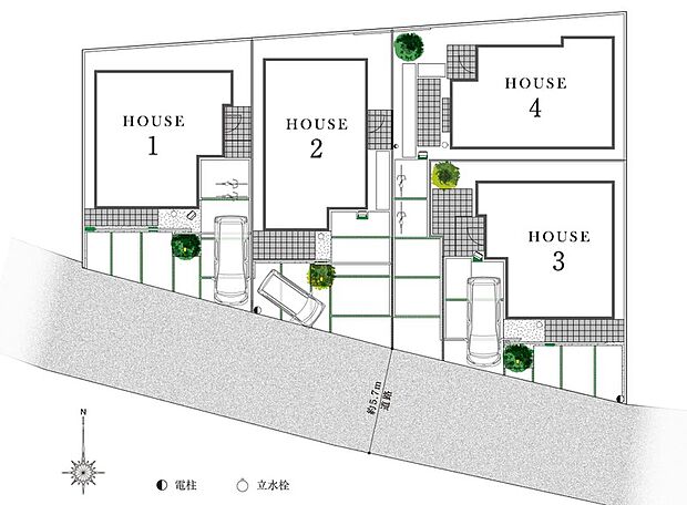 上質な素材と緑が奏でる、住みやすさ
