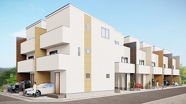 【4号地完成】価格:3,380万円~、建物面積:約106.29m2~/全7区画/残り4区画