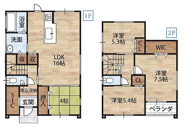 【3号地間取り図】