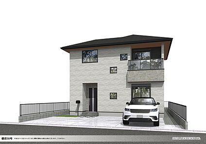 【50号地外観完成予想図】