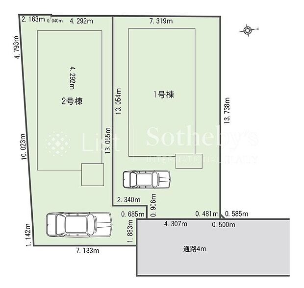 【全体区画図】※図面と異なる場合は現況を優先。