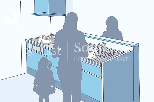 【その他】■キッチン■料理をしながら会話ができる、オープンキッチン。壁を取り払うことで、より開放的なキッチン・ダイニングスペースが生まれます。