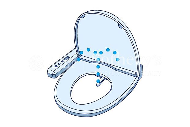【その他】■レストルーム■いつでも快適・清潔に保てる温水洗浄便座付。リモコンは壁付けタイプでお掃除もラクラク♪