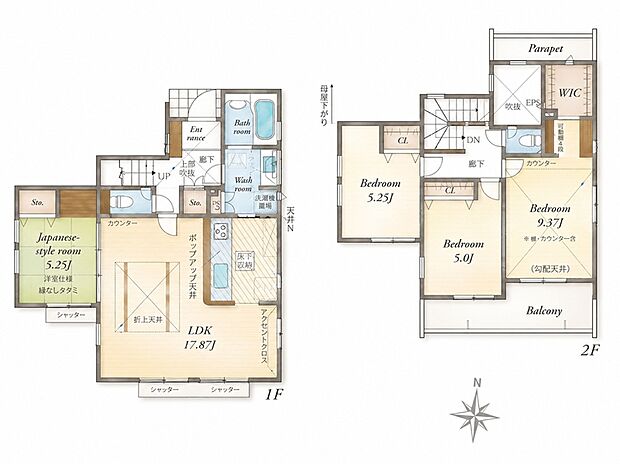 1号棟間取り図